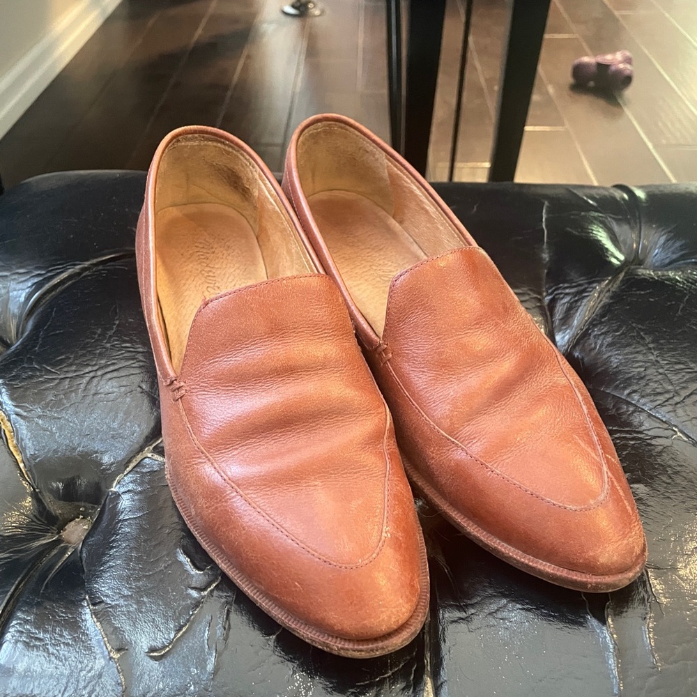 Classic Brown Leather Loafers